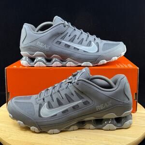 Nike Reax 8 TR Mesh Mens Size 9.5 Gray Athletic Shoes Sneakers 621716-010